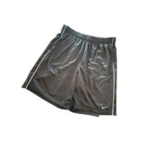 Nike Basketball Men's XXL Black Dazzle Basketball Shorts Shiny Silky